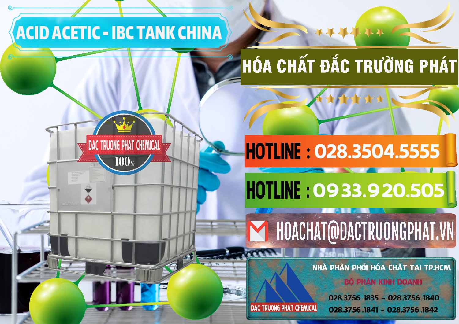 Cty nhập khẩu và bán Acetic Acid – Axit Acetic Tank Bồn IBC Trung Quốc China - 0443 - Đơn vị cung cấp & kinh doanh hóa chất tại TP.HCM - cungcaphoachat.com.vn