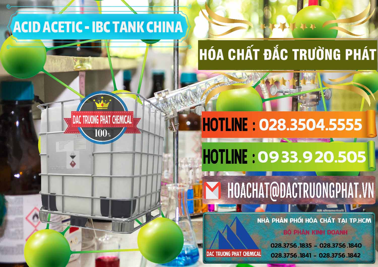 Nơi chuyên nhập khẩu và bán Acetic Acid – Axit Acetic Tank Bồn IBC Trung Quốc China - 0443 - Cty cung cấp _ phân phối hóa chất tại TP.HCM - cungcaphoachat.com.vn