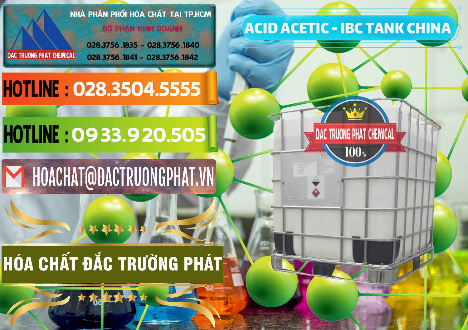 Chuyên cung ứng và bán Acetic Acid – Axit Acetic Tank Bồn IBC Trung Quốc China - 0443 - Nơi phân phối ( kinh doanh ) hóa chất tại TP.HCM - cungcaphoachat.com.vn