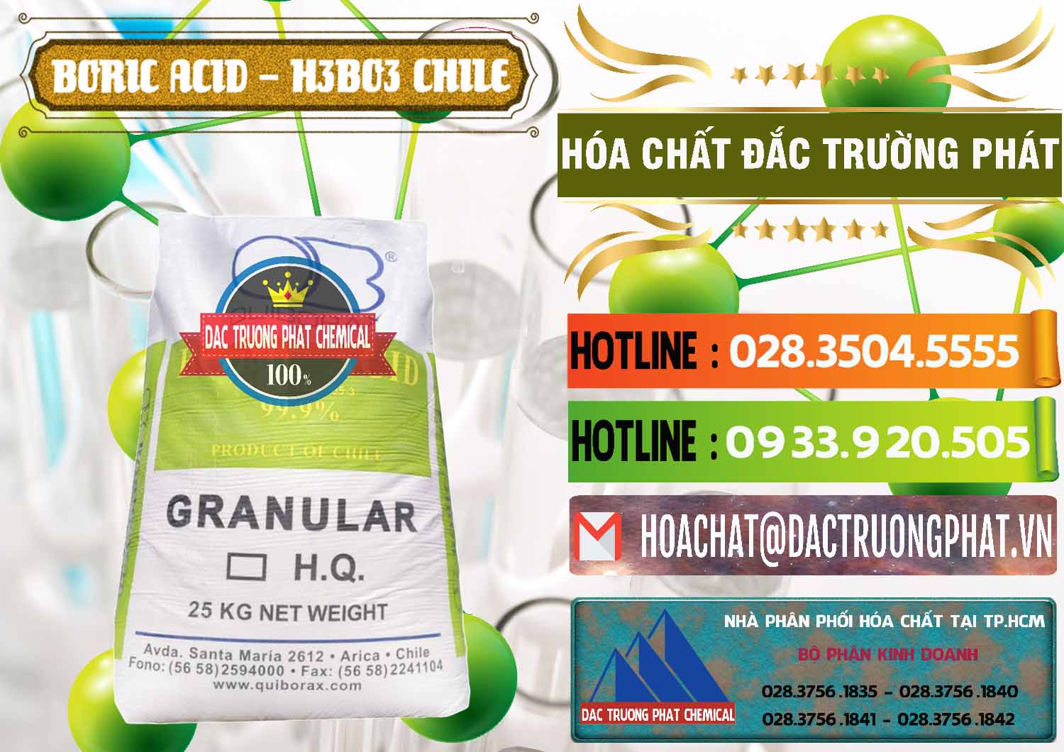 Đơn vị chuyên bán ( cung ứng ) Acid Boric – Axit Boric H3BO3 99% Quiborax Chile - 0281 - Công ty phân phối - cung ứng hóa chất tại TP.HCM - cungcaphoachat.com.vn