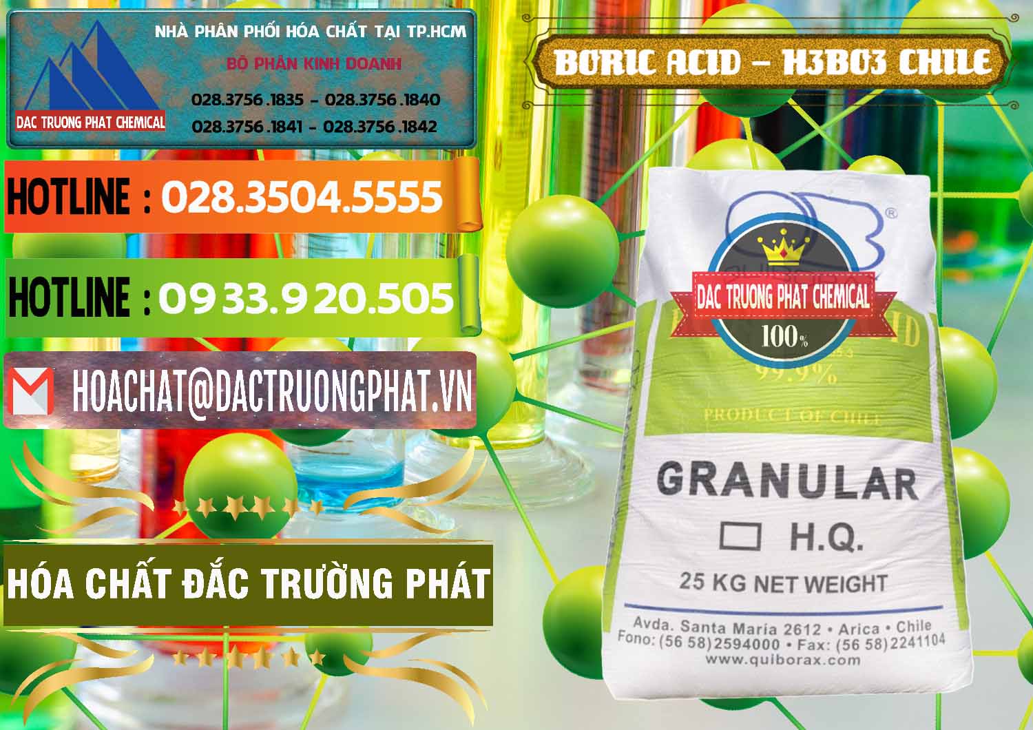Nơi bán _ phân phối Acid Boric – Axit Boric H3BO3 99% Quiborax Chile - 0281 - Chuyên phân phối ( nhập khẩu ) hóa chất tại TP.HCM - cungcaphoachat.com.vn