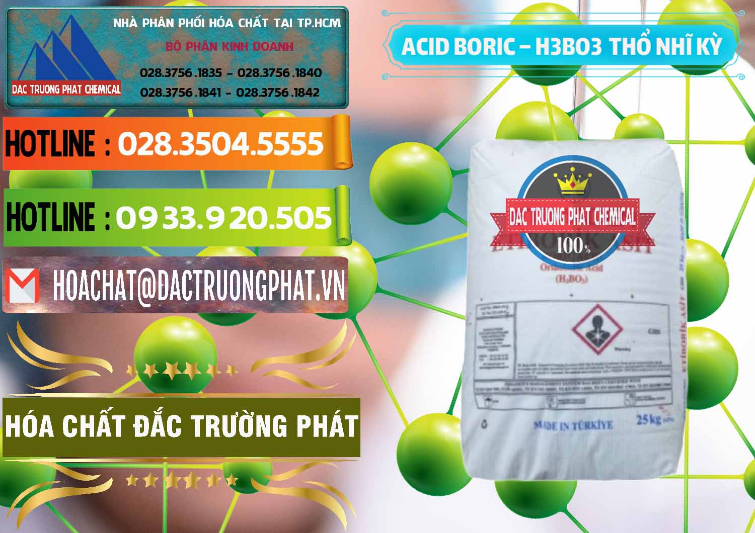 Nơi bán _ cung ứng Acid Boric – Axit Boric H3BO3 Etimaden Thổ Nhĩ Kỳ Turkey - 0369 - Nơi chuyên bán và phân phối hóa chất tại TP.HCM - cungcaphoachat.com.vn