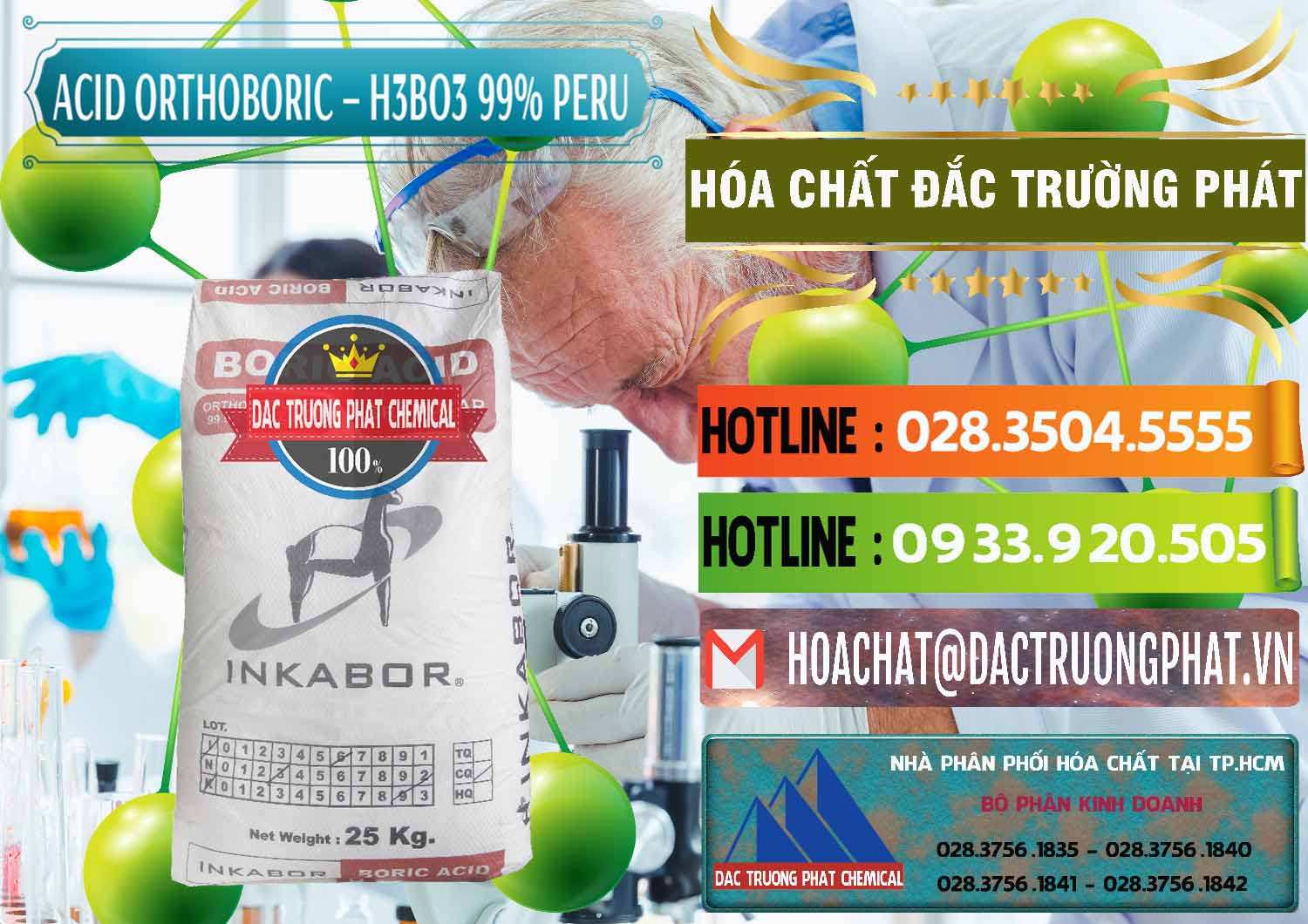 Công ty chuyên kinh doanh & bán Acid Boric – Axit Boric H3BO3 99% Inkabor Peru - 0280 - Cty chuyên bán _ phân phối hóa chất tại TP.HCM - cungcaphoachat.com.vn
