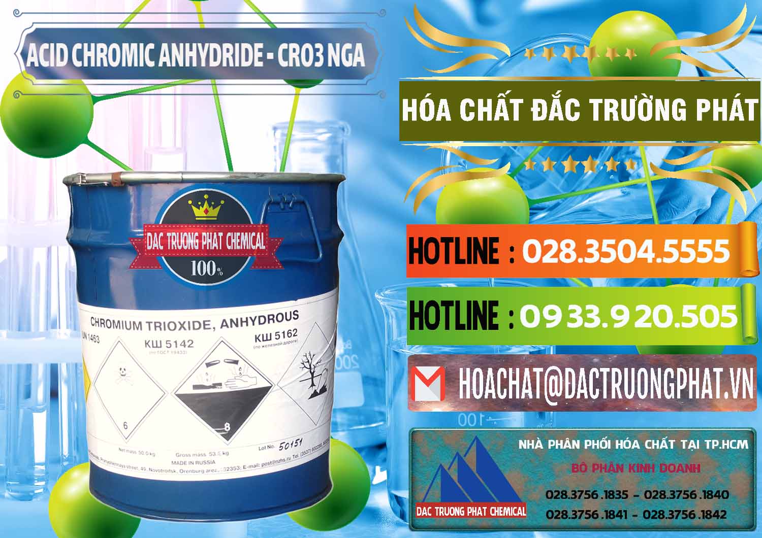 Nơi chuyên phân phối & bán Acid Chromic Anhydride - Cromic CRO3 Nga Russia - 0006 - Nơi chuyên phân phối _ nhập khẩu hóa chất tại TP.HCM - cungcaphoachat.com.vn