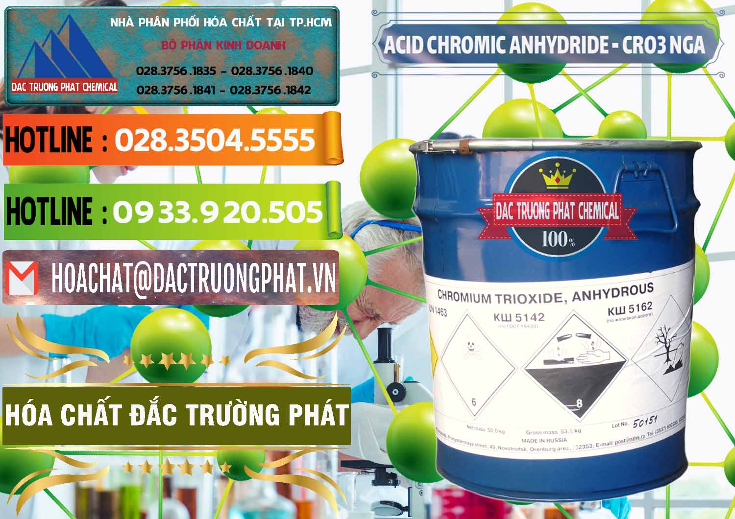 Cty chuyên cung ứng - bán Acid Chromic Anhydride - Cromic CRO3 Nga Russia - 0006 - Công ty bán và phân phối hóa chất tại TP.HCM - cungcaphoachat.com.vn