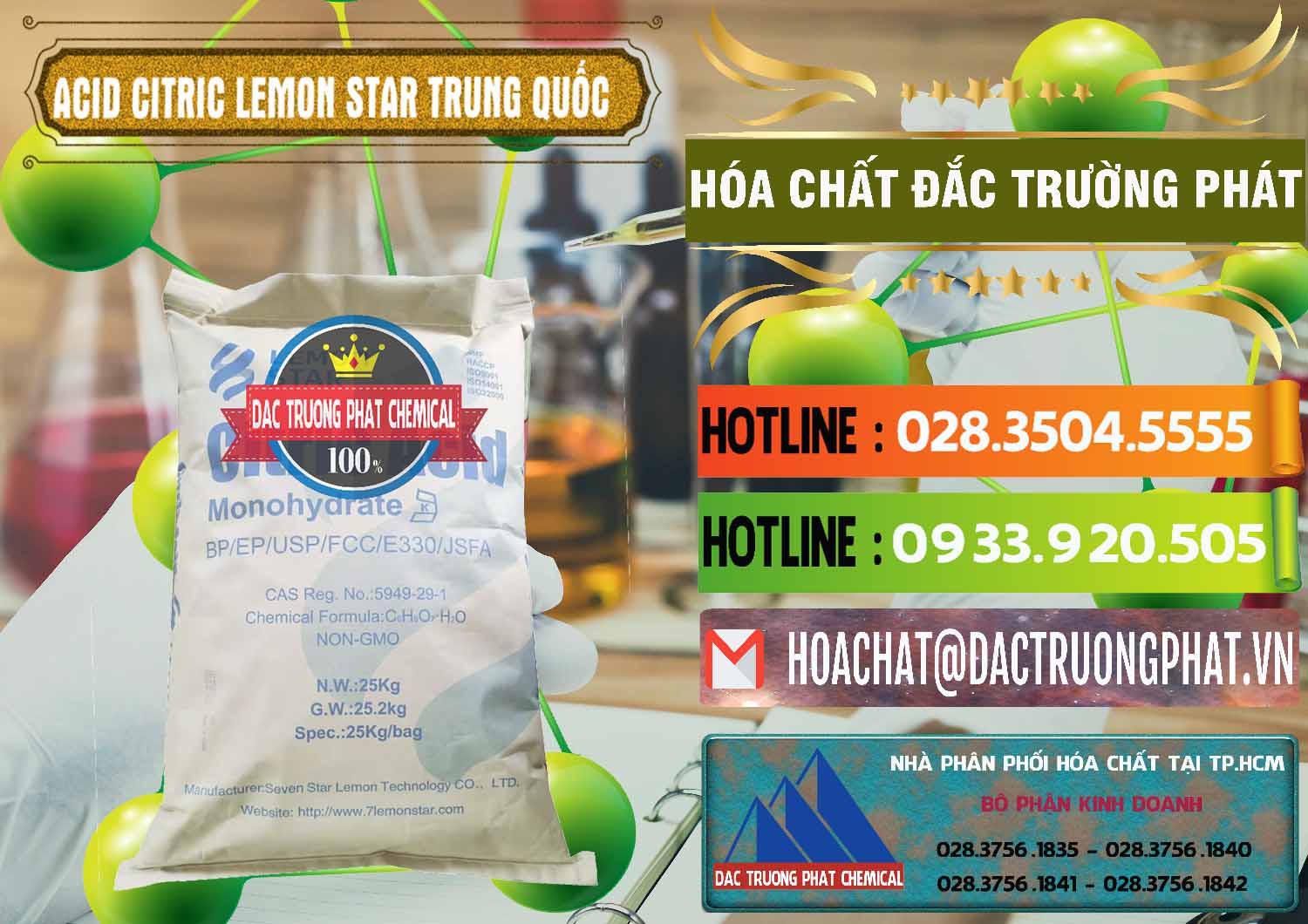 Bán và cung ứng Acid Citric - Axit Citric BP/EP/USP/FCC/E330 Lemon Star Trung Quốc China - 0286 - Đơn vị chuyên cung cấp ( bán ) hóa chất tại TP.HCM - cungcaphoachat.com.vn