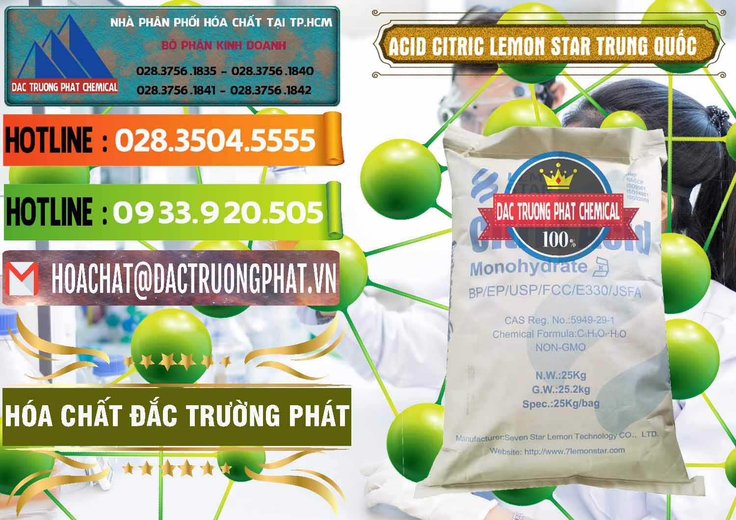 Đơn vị cung ứng - bán Acid Citric - Axit Citric BP/EP/USP/FCC/E330 Lemon Star Trung Quốc China - 0286 - Cty chuyên bán ( phân phối ) hóa chất tại TP.HCM - cungcaphoachat.com.vn