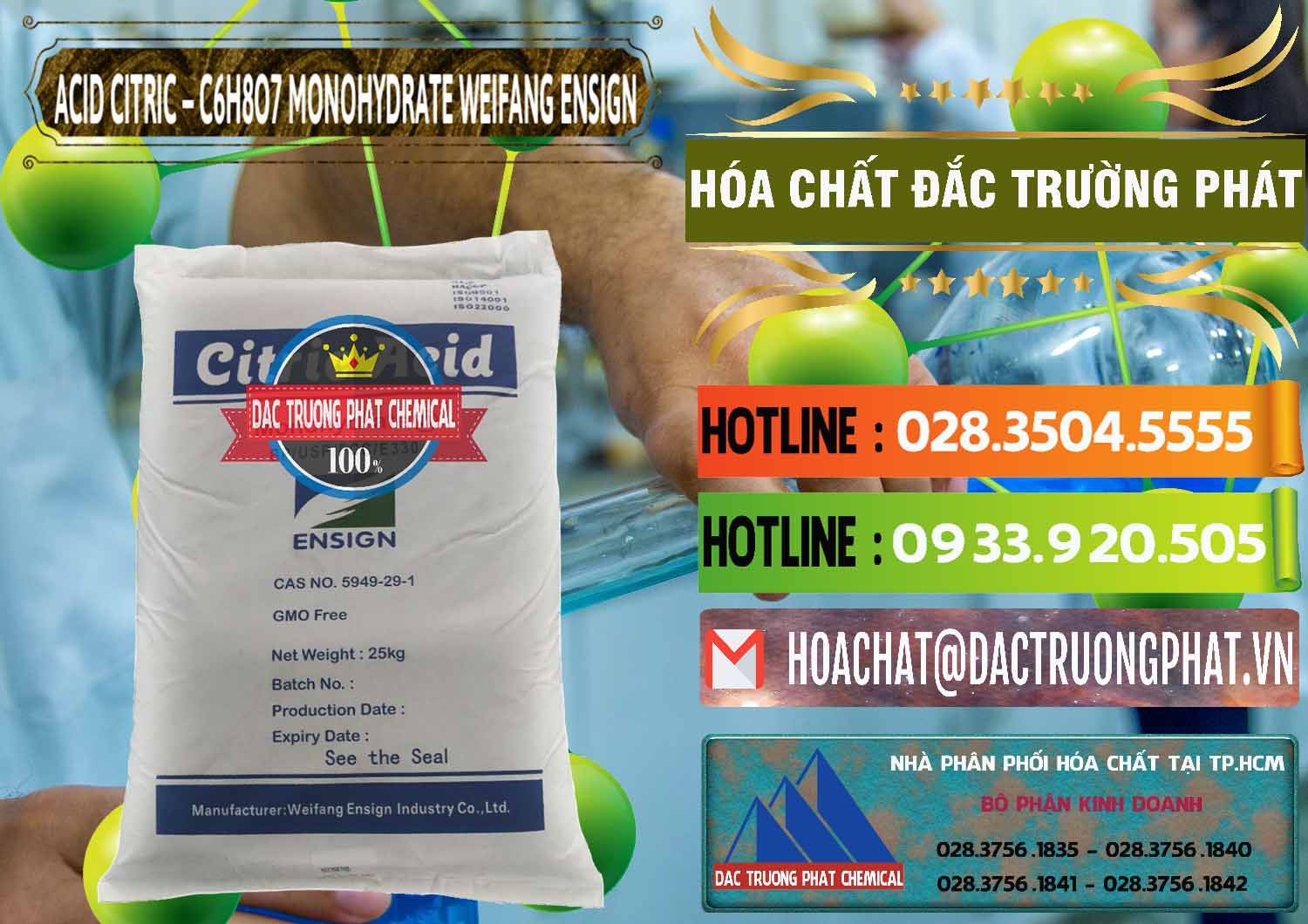 Nơi cung ứng - bán Acid Citric - Axit Citric Monohydrate Weifang Trung Quốc China - 0009 - Công ty chuyên cung ứng và phân phối hóa chất tại TP.HCM - cungcaphoachat.com.vn