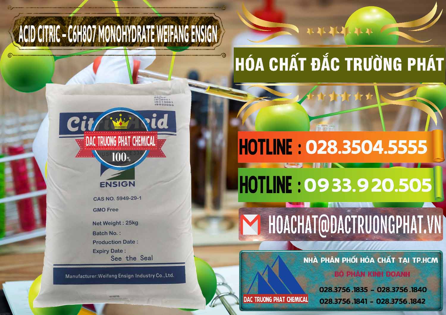 Công ty chuyên bán & cung cấp Acid Citric - Axit Citric Monohydrate Weifang Trung Quốc China - 0009 - Nơi phân phối ( cung cấp ) hóa chất tại TP.HCM - cungcaphoachat.com.vn