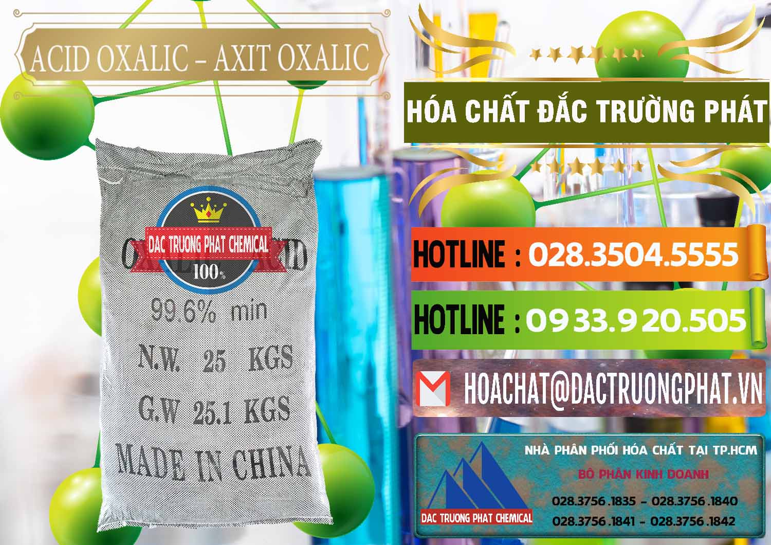 Công ty bán ( phân phối ) Acid Oxalic – Axit Oxalic 99.6% Trung Quốc China - 0014 - Công ty kinh doanh _ phân phối hóa chất tại TP.HCM - cungcaphoachat.com.vn