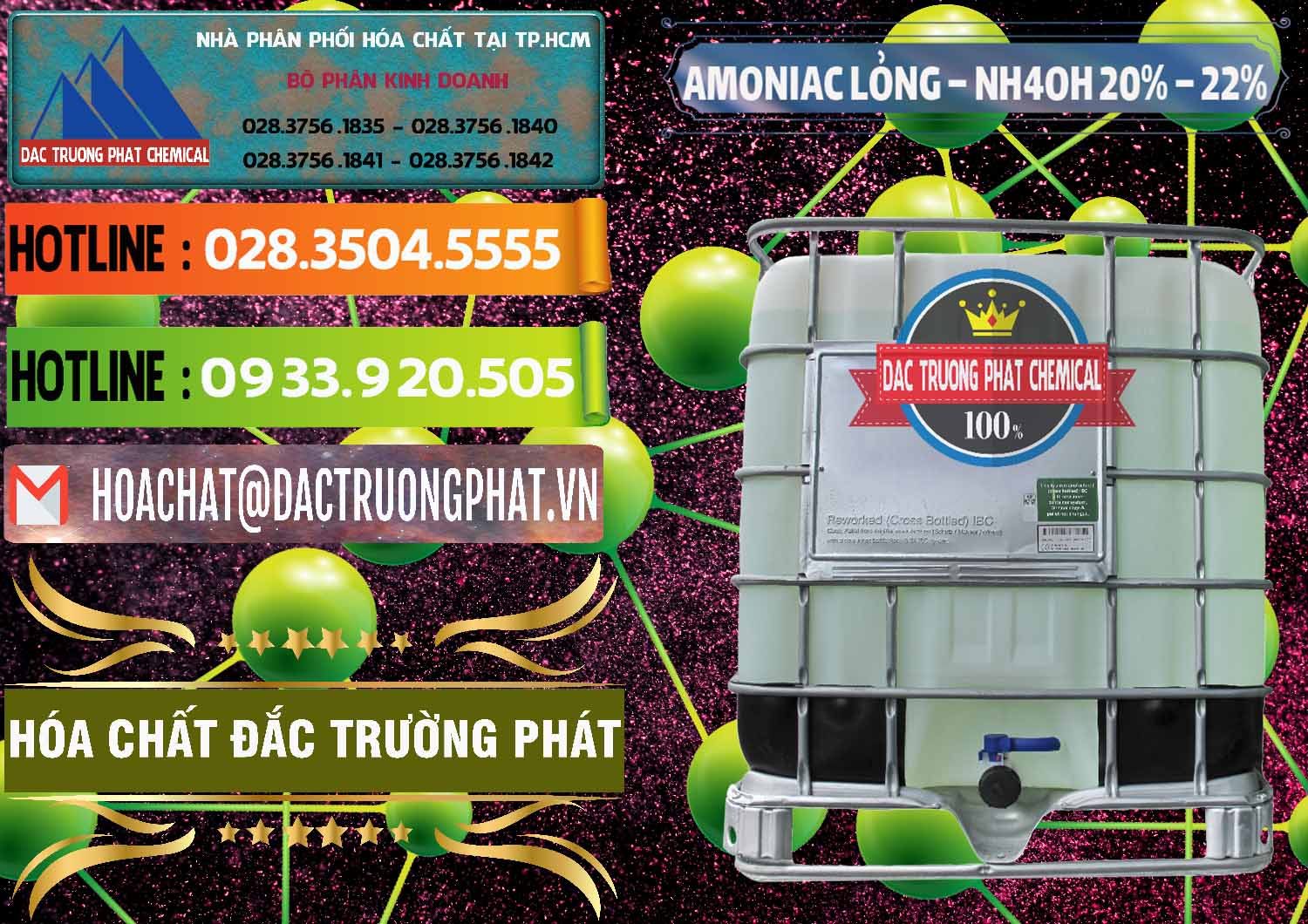 Nơi phân phối _ cung ứng Amoniac Lỏng – NH4OH 20% – 22% Việt Nam - 0185 - Đơn vị kinh doanh & bán hóa chất tại TP.HCM - cungcaphoachat.com.vn