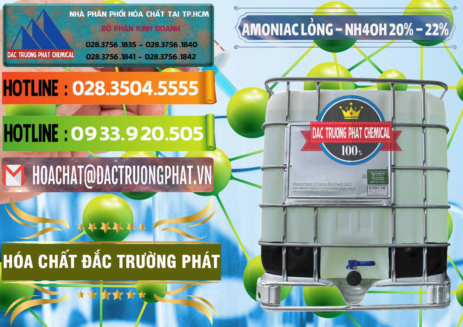 Nhà phân phối & cung ứng Amoniac Lỏng – NH4OH 20% – 22% Việt Nam - 0185 - Đơn vị phân phối _ bán hóa chất tại TP.HCM - cungcaphoachat.com.vn