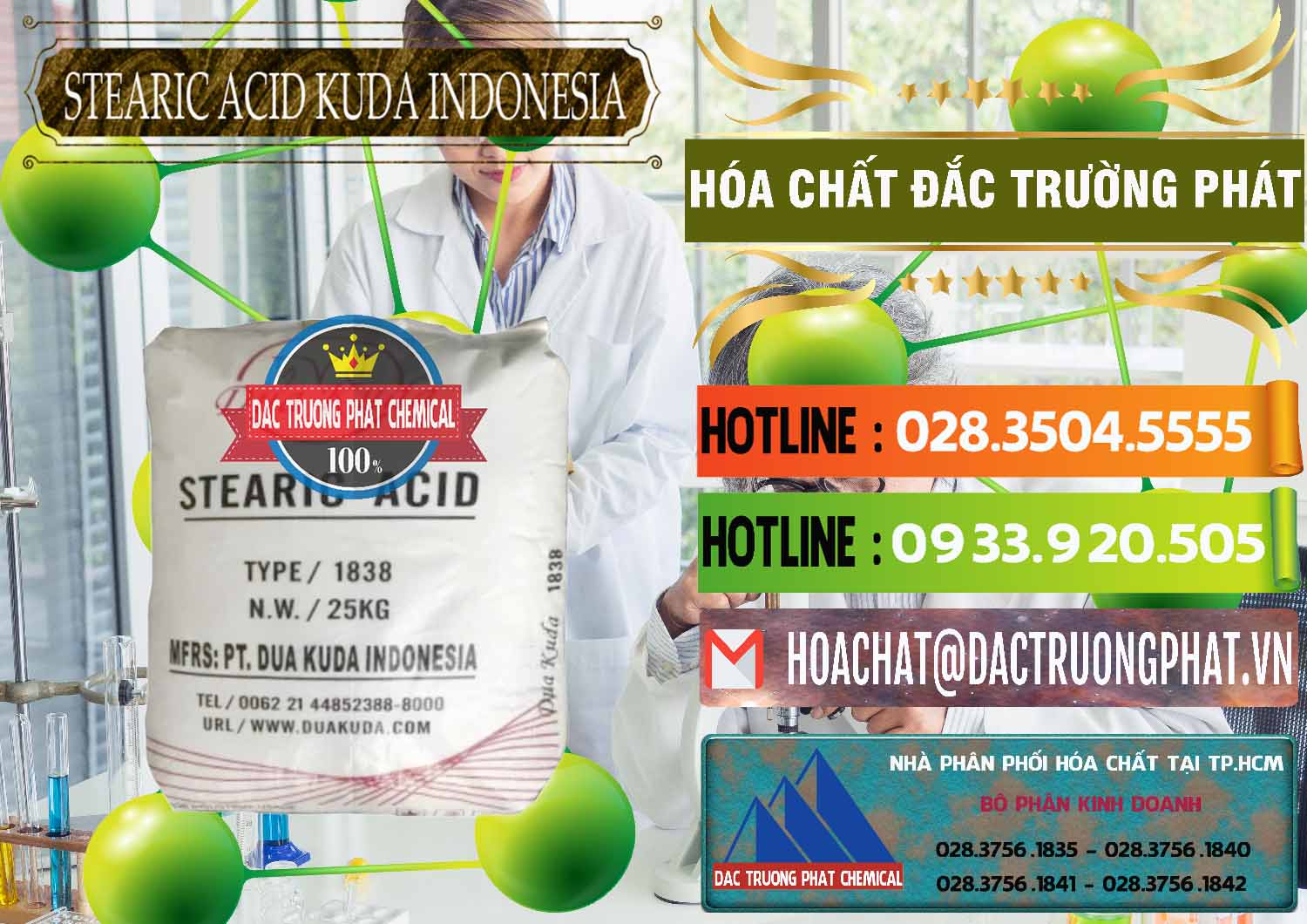 Bán & phân phối Axit Stearic - Stearic Acid Dua Kuda Indonesia - 0388 - Nơi phân phối _ nhập khẩu hóa chất tại TP.HCM - cungcaphoachat.com.vn