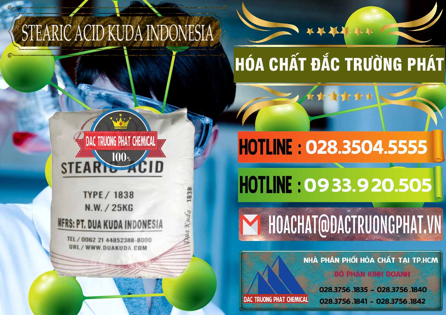 Nơi chuyên kinh doanh và bán Axit Stearic - Stearic Acid Dua Kuda Indonesia - 0388 - Nơi chuyên cung cấp & bán hóa chất tại TP.HCM - cungcaphoachat.com.vn