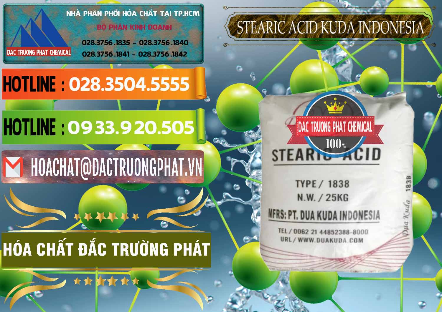 Đơn vị cung ứng & bán Axit Stearic - Stearic Acid Dua Kuda Indonesia - 0388 - Đơn vị chuyên cung cấp - bán hóa chất tại TP.HCM - cungcaphoachat.com.vn