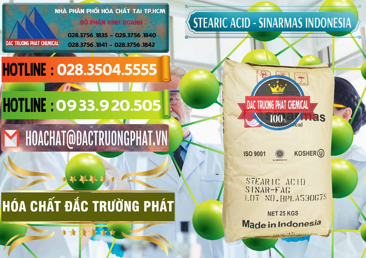Đơn vị phân phối & bán Axit Stearic - Stearic Acid Sinarmas Indonesia - 0389 - Cty bán và cung cấp hóa chất tại TP.HCM - cungcaphoachat.com.vn