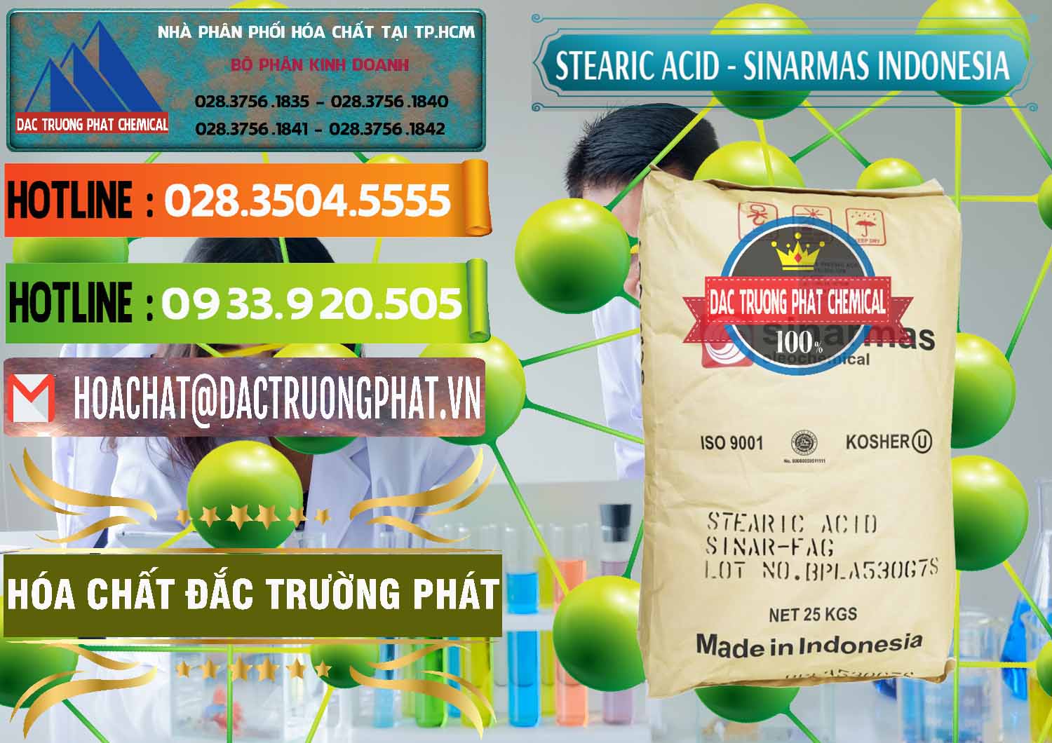 Cty phân phối & bán Axit Stearic - Stearic Acid Sinarmas Indonesia - 0389 - Nơi cung cấp và phân phối hóa chất tại TP.HCM - cungcaphoachat.com.vn