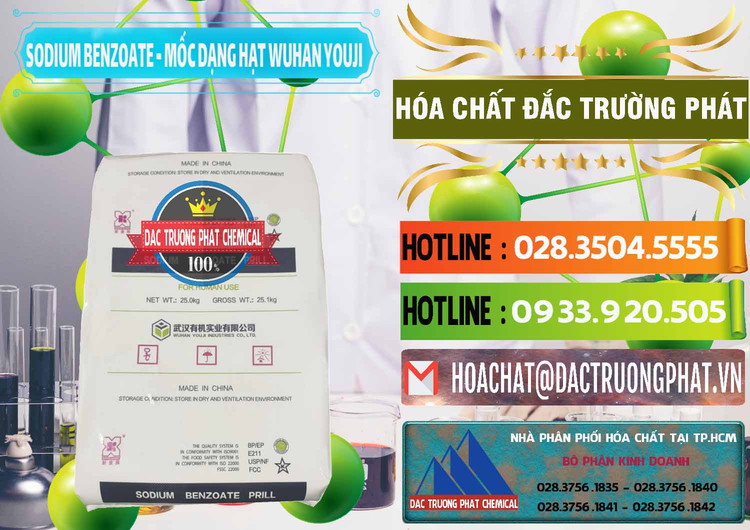 Đơn vị chuyên kinh doanh - bán Sodium Benzoate - Mốc Dạng Hạt Food Grade Wuhan Youji Trung Quốc China - 0276 - Chuyên cung cấp - kinh doanh hóa chất tại TP.HCM - cungcaphoachat.com.vn