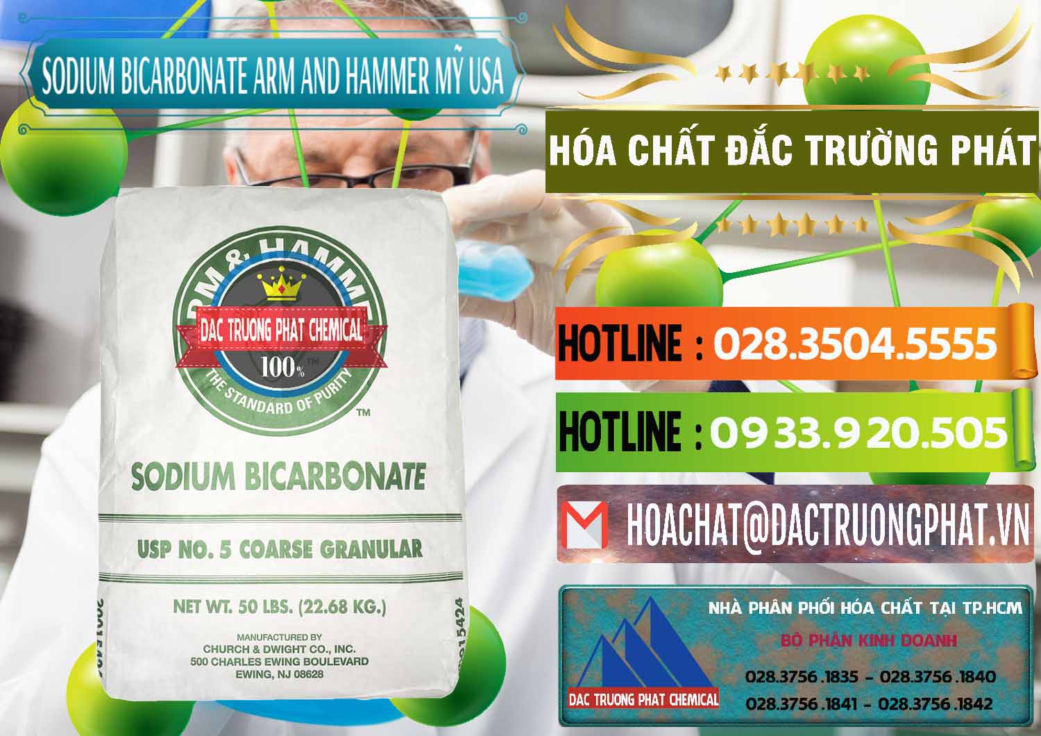 Công ty chuyên nhập khẩu _ bán Sodium Bicarbonate – Bicar NaHCO3 Food Grade Arm And Hammer Mỹ USA - 0255 - Cty chuyên cung cấp và bán hóa chất tại TP.HCM - cungcaphoachat.com.vn