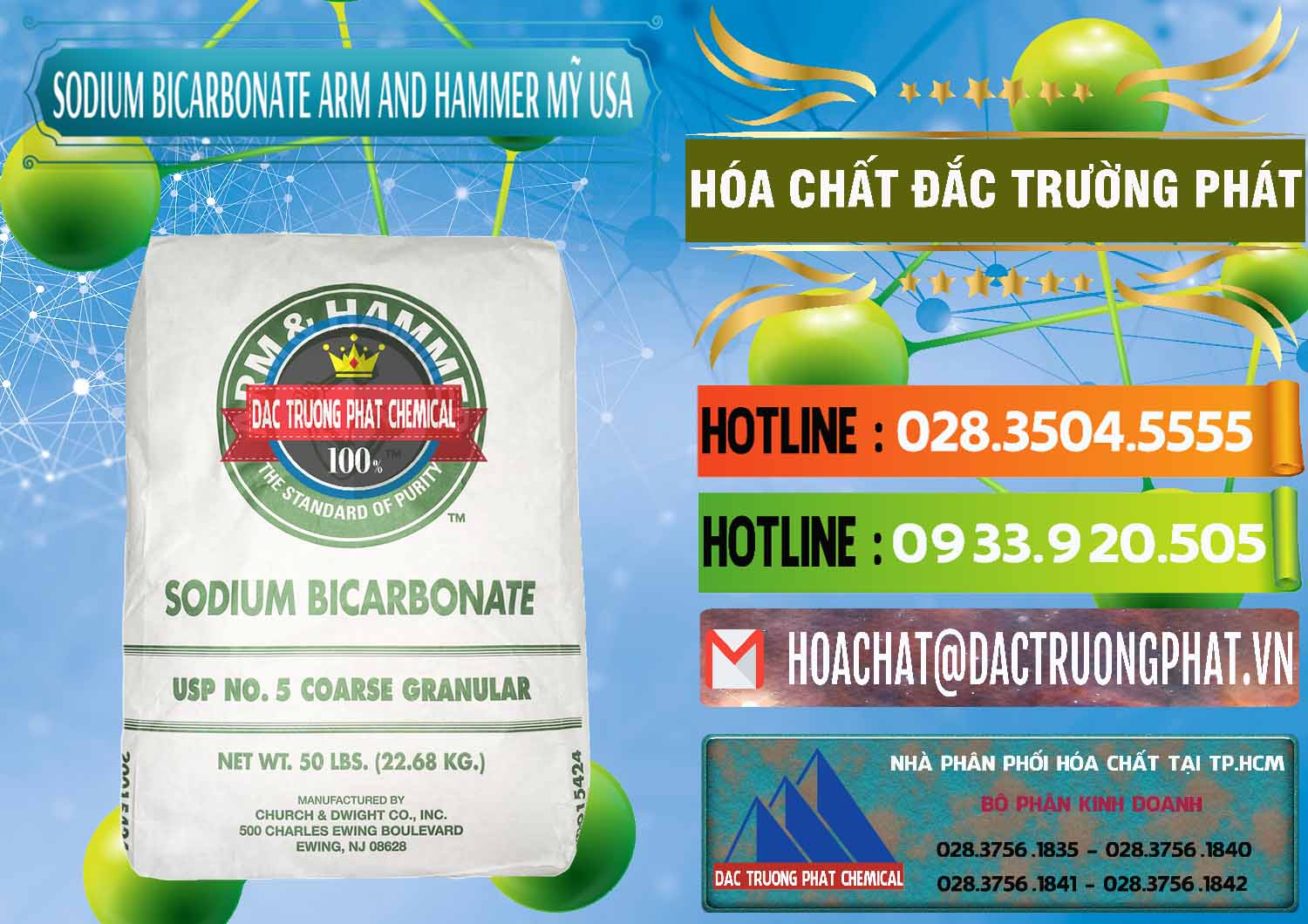 Nhà nhập khẩu - bán Sodium Bicarbonate – Bicar NaHCO3 Food Grade Arm And Hammer Mỹ USA - 0255 - Công ty bán - phân phối hóa chất tại TP.HCM - cungcaphoachat.com.vn