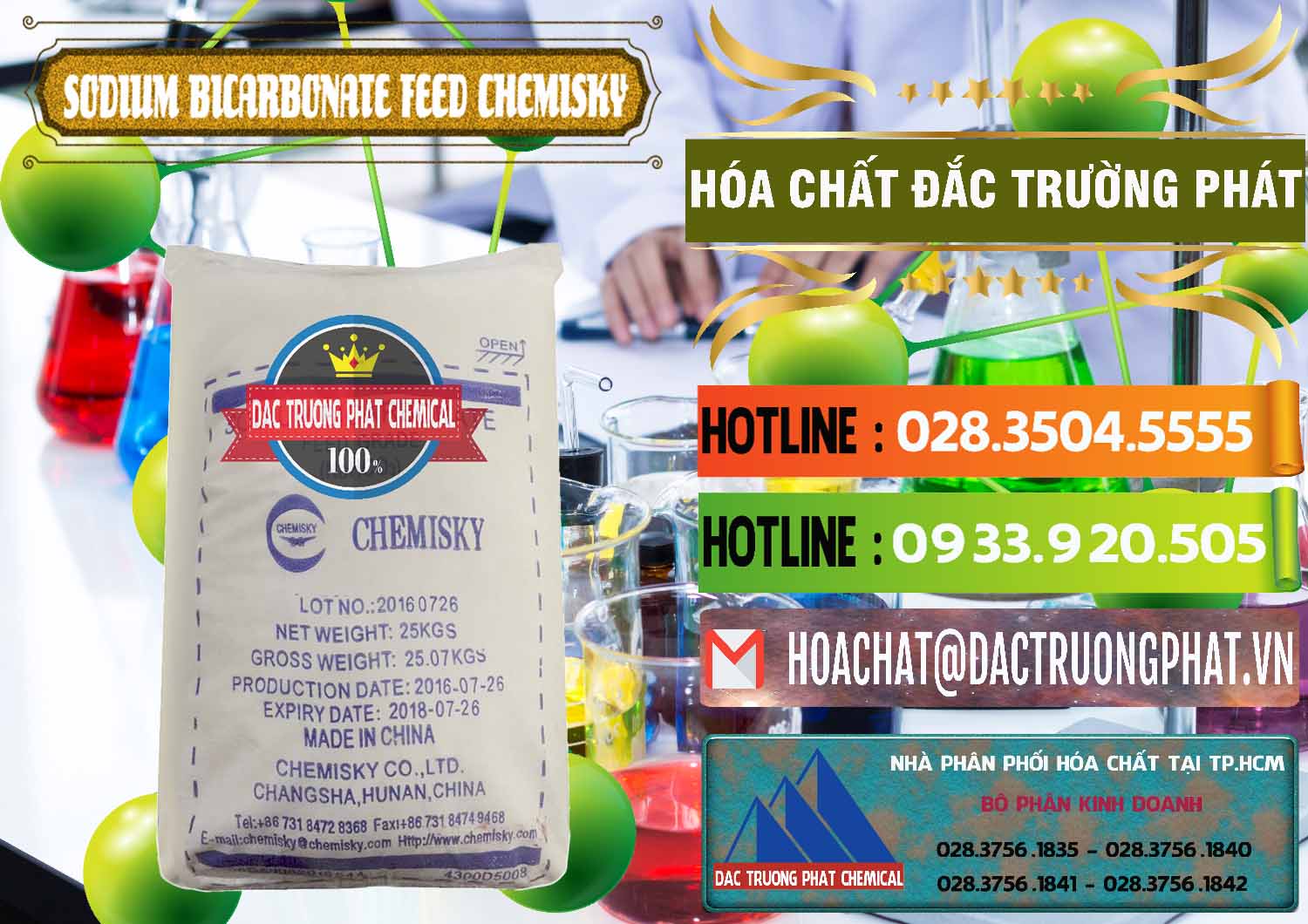 Đơn vị nhập khẩu _ bán Sodium Bicarbonate – Bicar NaHCO3 Feed Grade Chemisky Trung Quốc China - 0264 - Cty cung cấp và nhập khẩu hóa chất tại TP.HCM - cungcaphoachat.com.vn