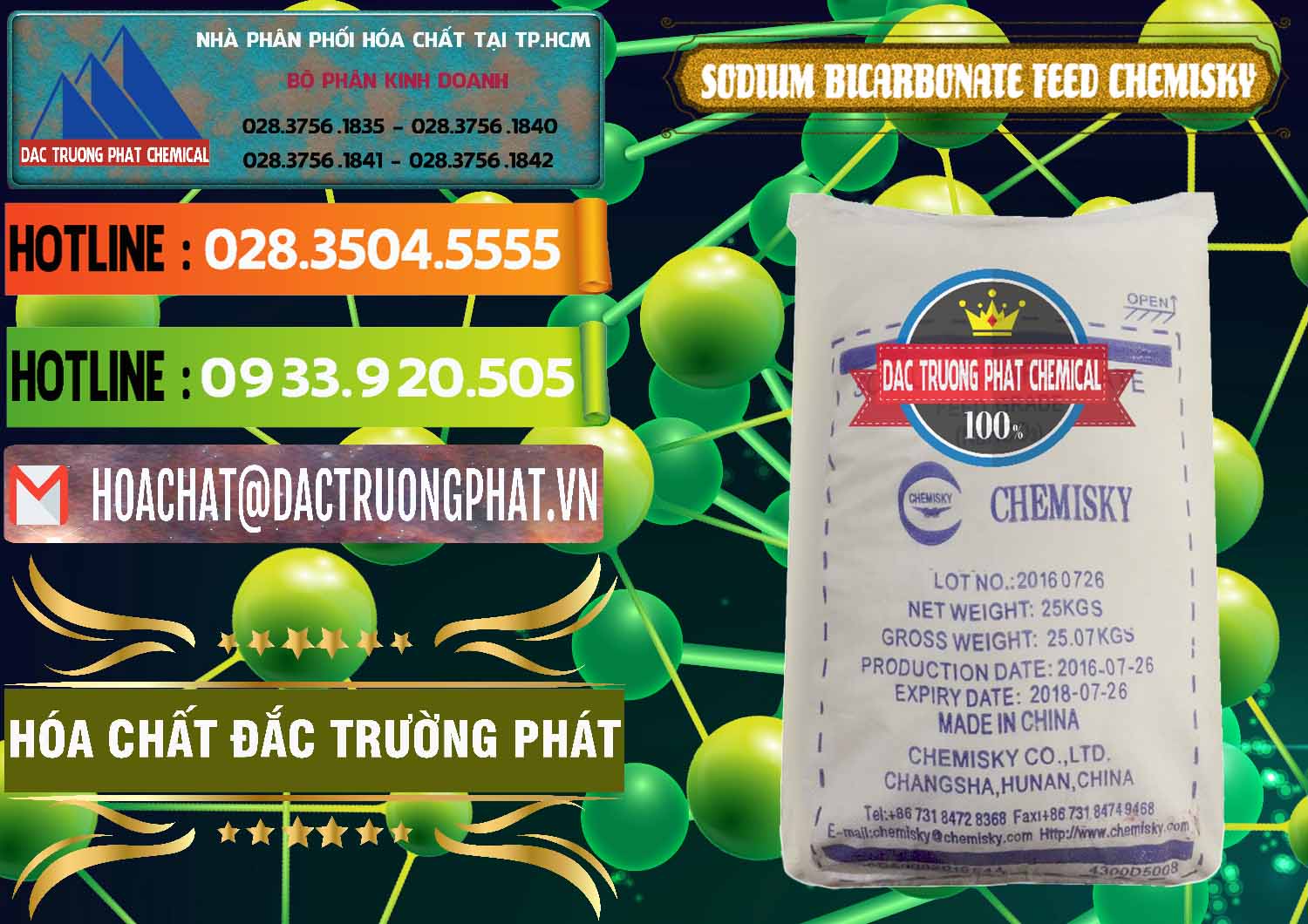 Cty chuyên kinh doanh ( bán ) Sodium Bicarbonate – Bicar NaHCO3 Feed Grade Chemisky Trung Quốc China - 0264 - Cty phân phối - cung ứng hóa chất tại TP.HCM - cungcaphoachat.com.vn