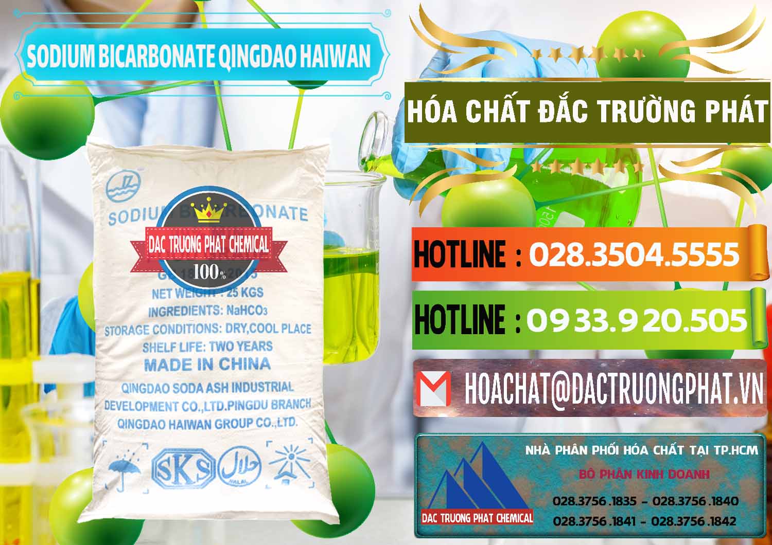 Chuyên nhập khẩu & bán Sodium Bicarbonate – Bicar NaHCO3 Food Grade Qingdao Haiwan Trung Quốc China - 0258 - Công ty bán và phân phối hóa chất tại TP.HCM - cungcaphoachat.com.vn