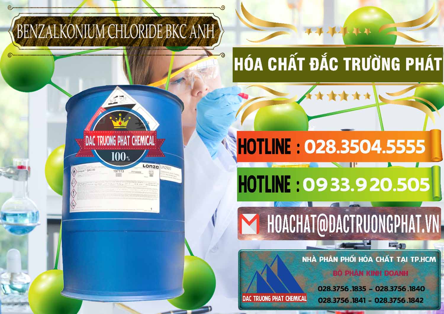 Cty cung cấp - bán BKC - Benzalkonium Chloride 80% Anh Quốc Uk Kingdoms - 0457 - Phân phối ( kinh doanh ) hóa chất tại TP.HCM - cungcaphoachat.com.vn