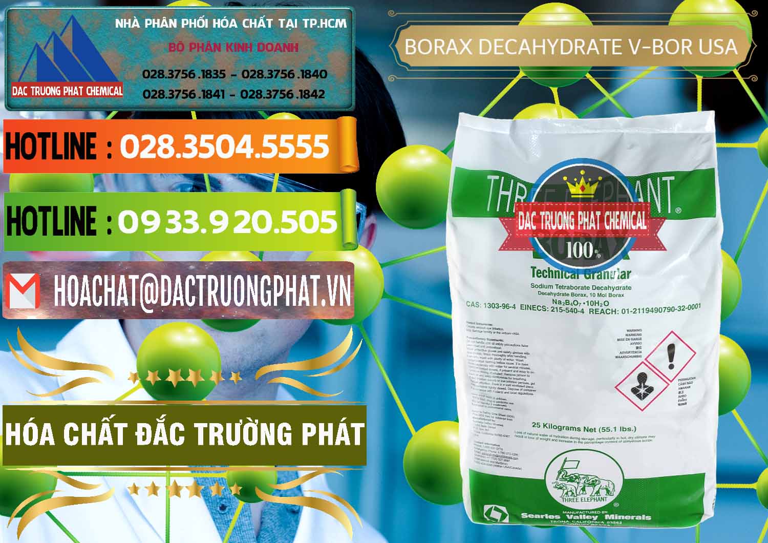 Cty chuyên bán _ cung ứng Borax Decahydrate NA2B4O7.10H2O Mỹ V-Bor Usa - 0032 - Đơn vị kinh doanh & cung cấp hóa chất tại TP.HCM - cungcaphoachat.com.vn