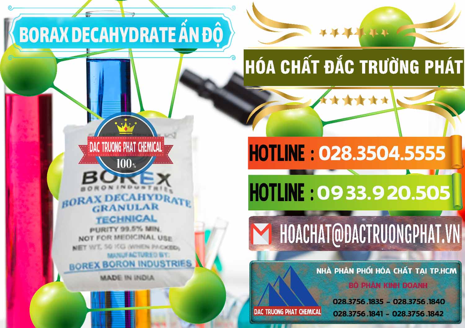 Công ty chuyên cung ứng - bán Borax Decahydrate Ấn Độ India - 0449 - Chuyên bán và cung cấp hóa chất tại TP.HCM - cungcaphoachat.com.vn
