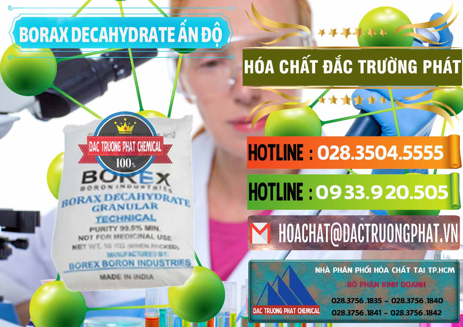 Nơi chuyên kinh doanh & bán Borax Decahydrate Ấn Độ India - 0449 - Nhà phân phối và cung ứng hóa chất tại TP.HCM - cungcaphoachat.com.vn