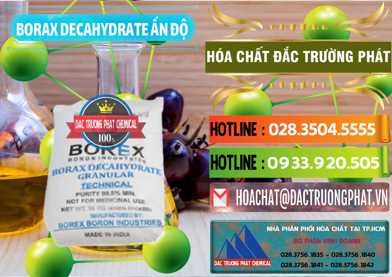 Cty chuyên cung ứng - bán Borax Decahydrate Ấn Độ India - 0449 - Cty kinh doanh và cung cấp hóa chất tại TP.HCM - cungcaphoachat.com.vn