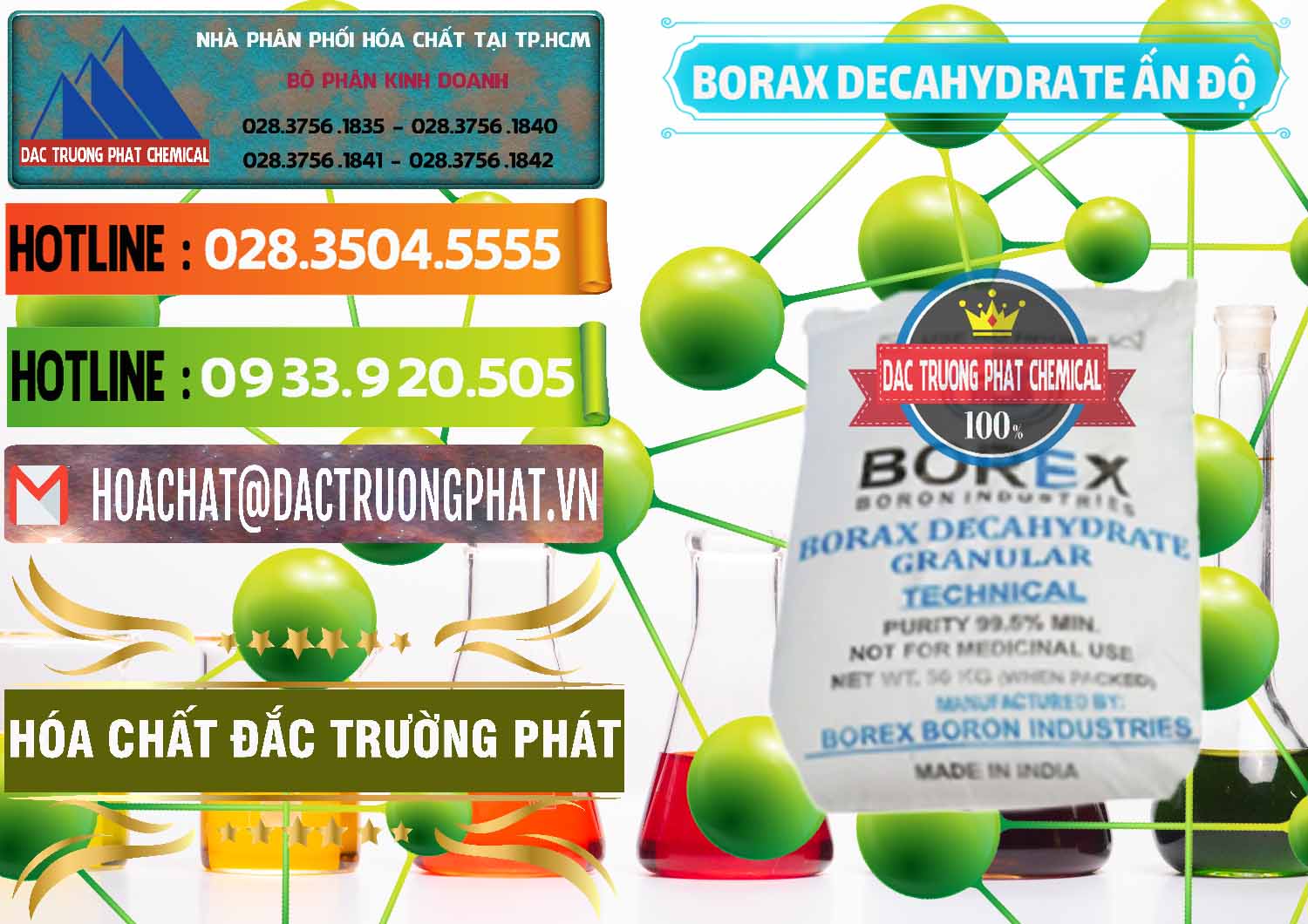 Cty chuyên phân phối ( bán ) Borax Decahydrate Ấn Độ India - 0449 - Cty chuyên kinh doanh ( cung cấp ) hóa chất tại TP.HCM - cungcaphoachat.com.vn