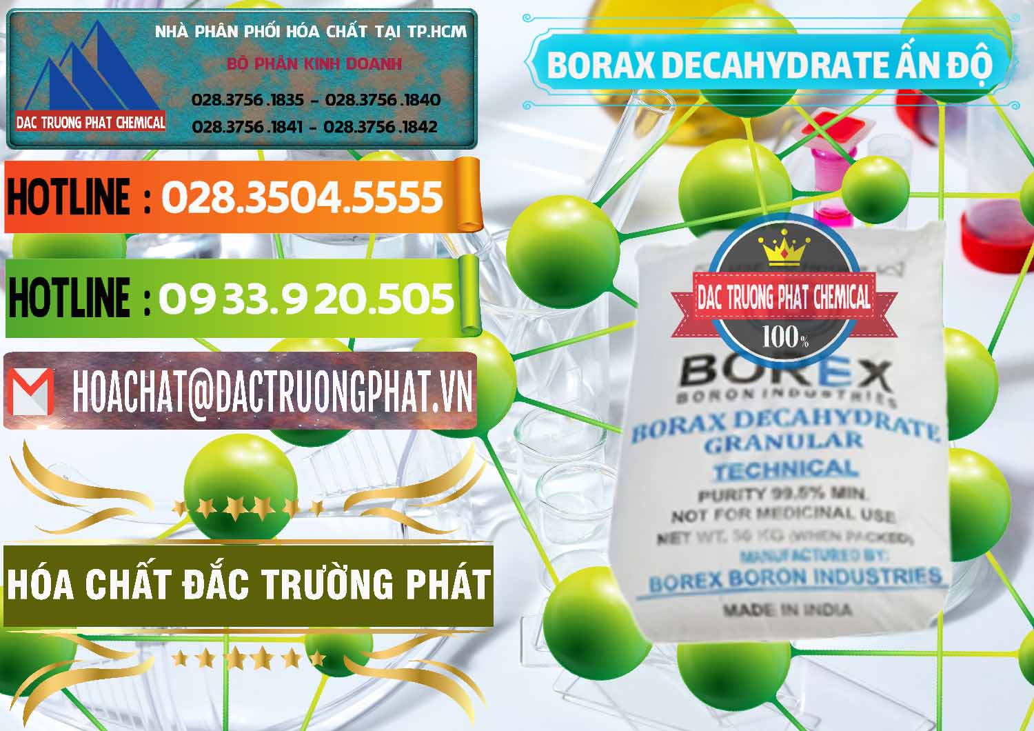 Đơn vị nhập khẩu ( bán ) Borax Decahydrate Ấn Độ India - 0449 - Nơi cung cấp _ nhập khẩu hóa chất tại TP.HCM - cungcaphoachat.com.vn