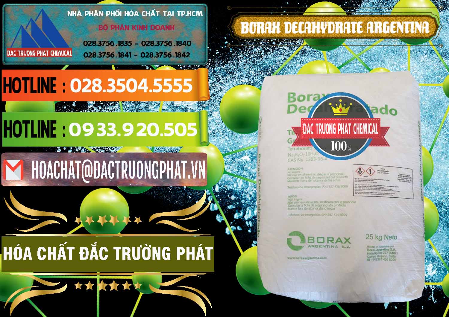 Nơi phân phối và bán Borax Decahydrate Argentina - 0446 - Công ty phân phối - cung ứng hóa chất tại TP.HCM - cungcaphoachat.com.vn