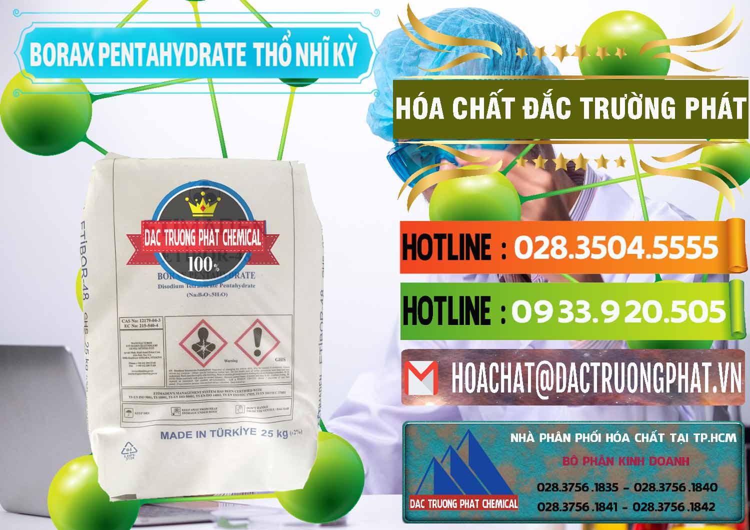 Nơi chuyên bán - cung cấp Borax Pentahydrate Thổ Nhĩ Kỳ Turkey - 0431 - Nơi bán & cung cấp hóa chất tại TP.HCM - cungcaphoachat.com.vn