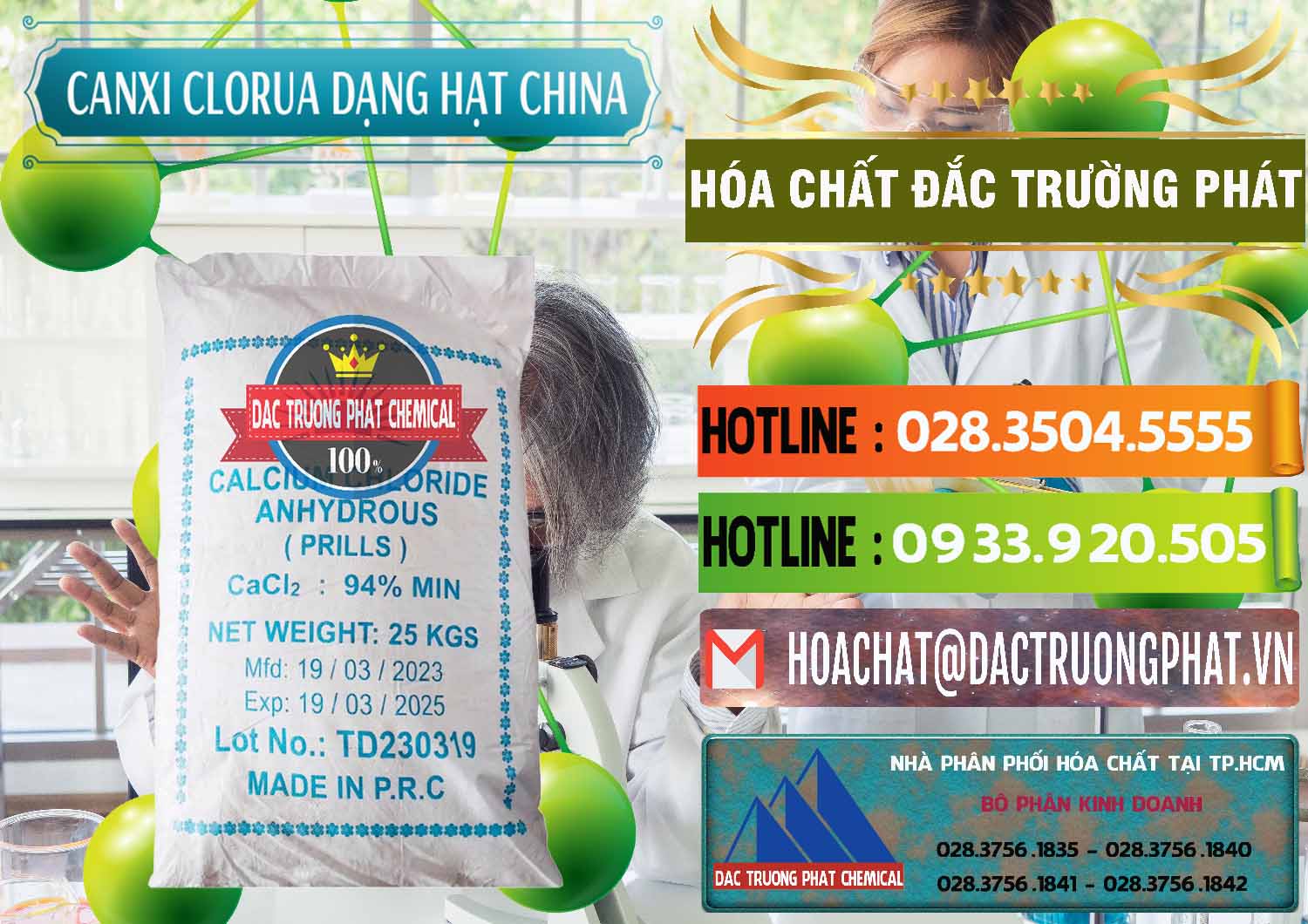 Cty kinh doanh và bán CaCl2 – Canxi Clorua 94% Dạng Hạt Trung Quốc China - 0373 - Chuyên phân phối _ cung cấp hóa chất tại TP.HCM - cungcaphoachat.com.vn