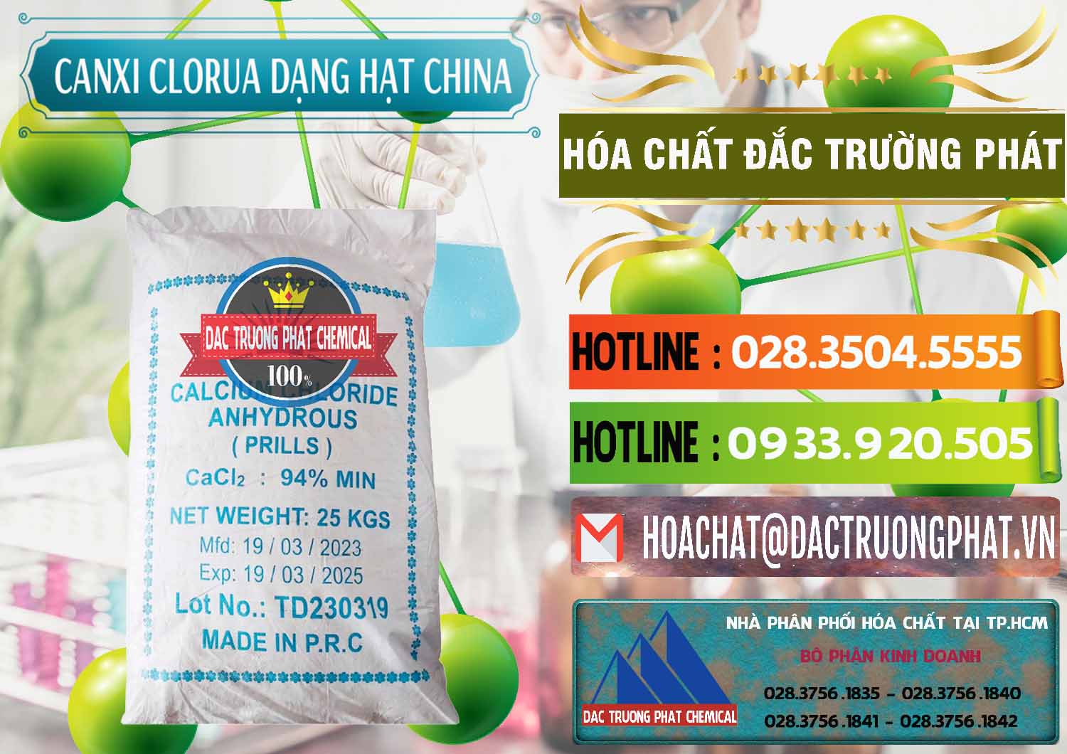 Cty cung cấp và bán CaCl2 – Canxi Clorua 94% Dạng Hạt Trung Quốc China - 0373 - Cty cung cấp & nhập khẩu hóa chất tại TP.HCM - cungcaphoachat.com.vn