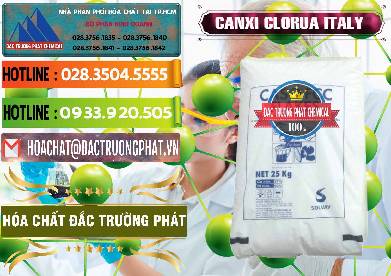 Đơn vị chuyên bán ( cung ứng ) CaCl2 – Canxi Clorua Food Grade Ý Italy - 0435 - Nhà phân phối - cung cấp hóa chất tại TP.HCM - cungcaphoachat.com.vn