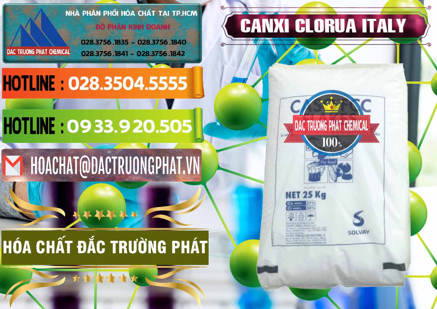Chuyên cung cấp - bán CaCl2 – Canxi Clorua Food Grade Ý Italy - 0435 - Nơi bán ( cung cấp ) hóa chất tại TP.HCM - cungcaphoachat.com.vn