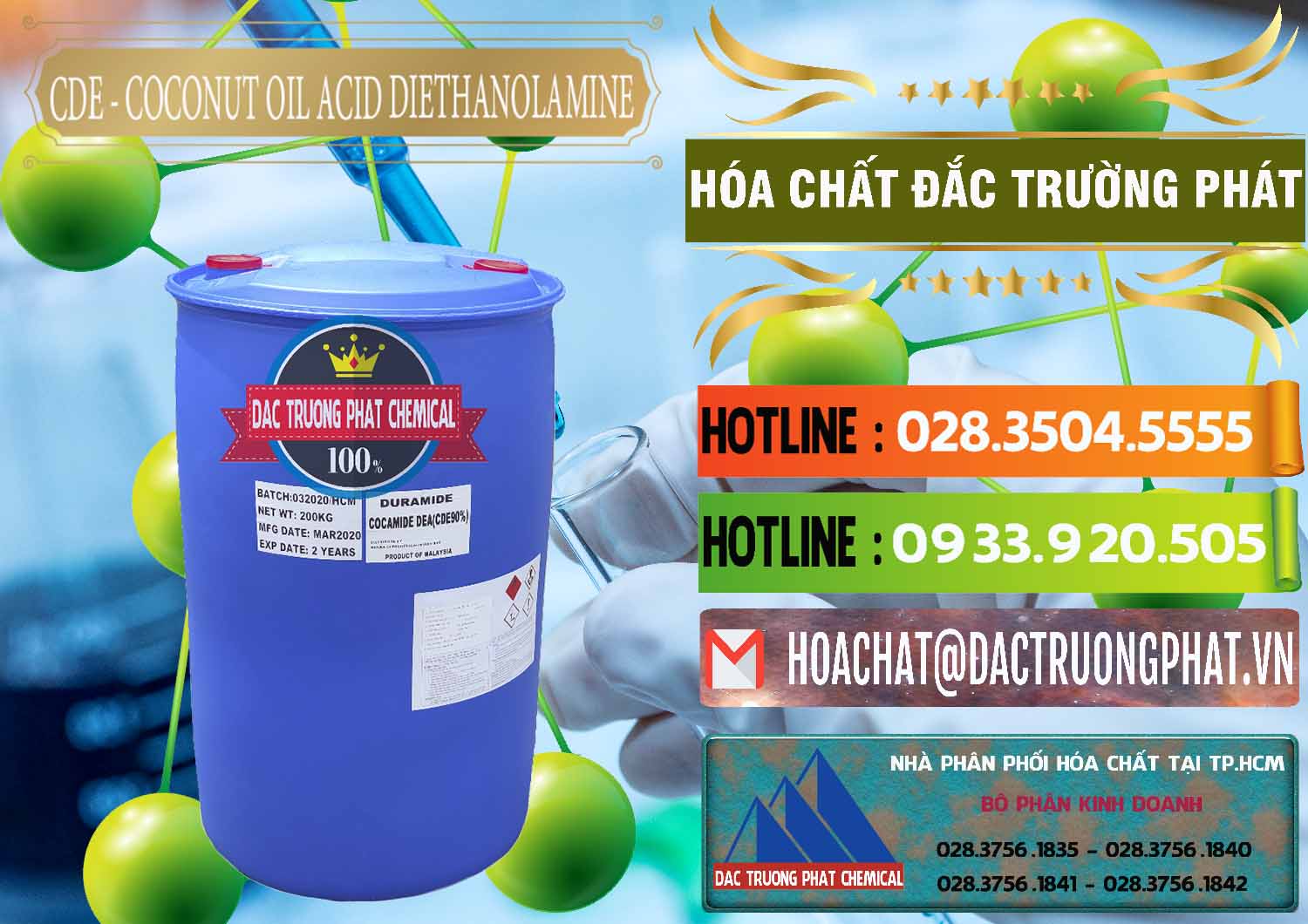 Công ty cung cấp và bán CDE - Coconut Oil Acid Diethanolamine Mã Lai Malaysia - 0311 - Nhà nhập khẩu - phân phối hóa chất tại TP.HCM - cungcaphoachat.com.vn