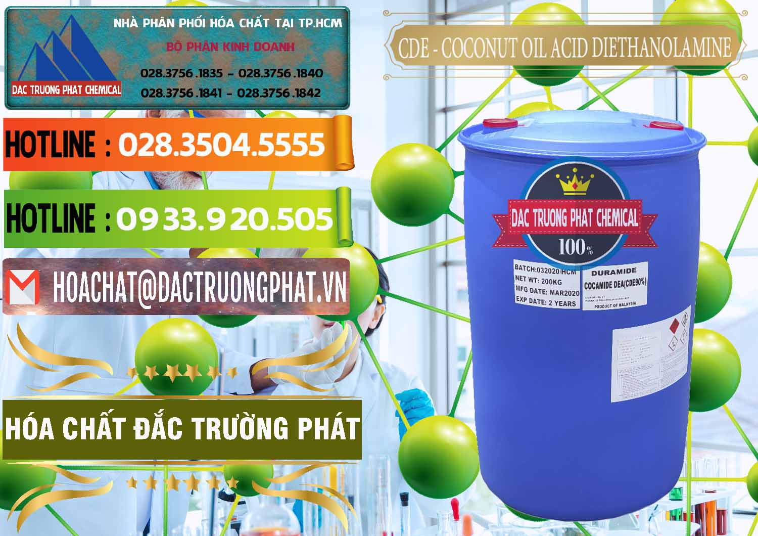 Công ty chuyên cung cấp & bán CDE - Coconut Oil Acid Diethanolamine Mã Lai Malaysia - 0311 - Nơi chuyên nhập khẩu ( phân phối ) hóa chất tại TP.HCM - cungcaphoachat.com.vn