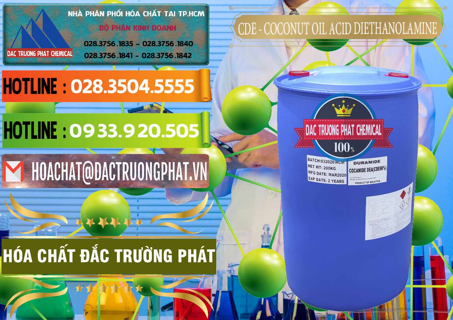 Cung ứng ( bán ) CDE - Coconut Oil Acid Diethanolamine Mã Lai Malaysia - 0311 - Nơi chuyên bán và phân phối hóa chất tại TP.HCM - cungcaphoachat.com.vn