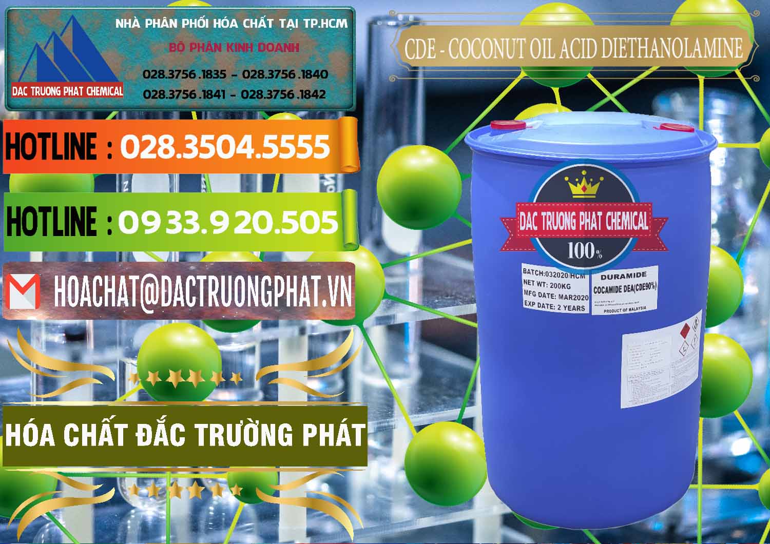 Cty chuyên bán & cung cấp CDE - Coconut Oil Acid Diethanolamine Mã Lai Malaysia - 0311 - Đơn vị cung cấp & phân phối hóa chất tại TP.HCM - cungcaphoachat.com.vn
