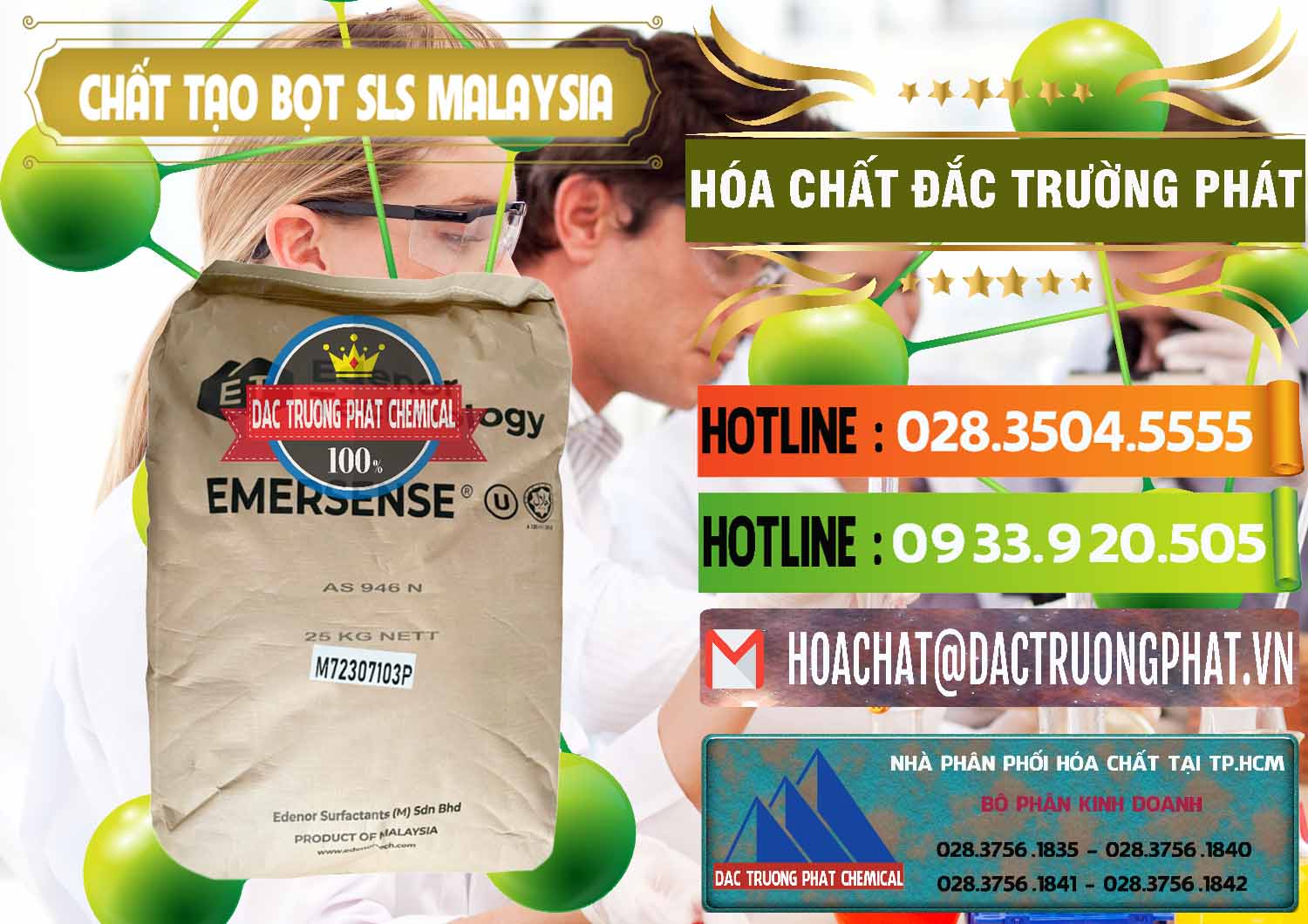 Công ty cung cấp ( bán ) Chất Tạo Bọt SLS Emersense Mã Lai Malaysia - 0381 - Phân phối ( cung cấp ) hóa chất tại TP.HCM - cungcaphoachat.com.vn