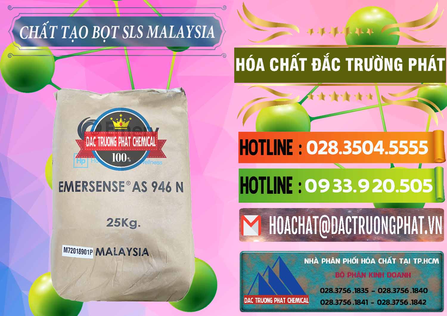 Bán Chất Tạo Bọt SLS Emery - Emersense AS 946N Mã Lai Malaysia - 0423 - Cty cung cấp - nhập khẩu hóa chất tại TP.HCM - cungcaphoachat.com.vn
