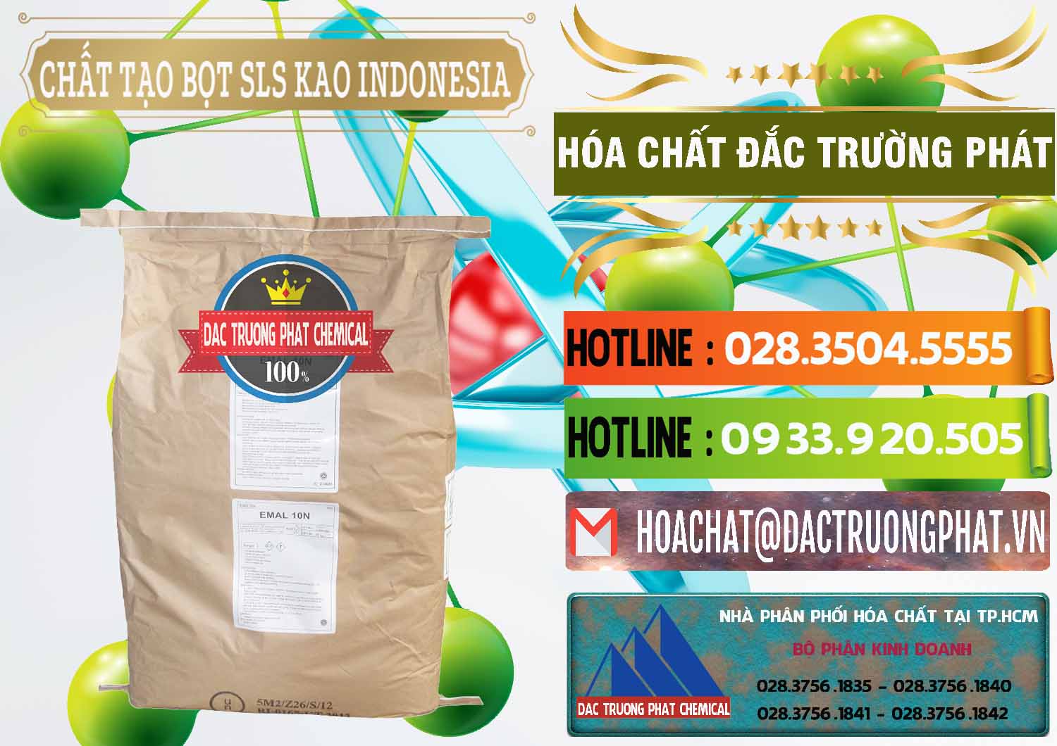 Cung cấp và bán Chất Tạo Bọt SLS - Sodium Lauryl Sulfate EMAL 10N KAO Indonesia - 0047 - Chuyên bán ( phân phối ) hóa chất tại TP.HCM - cungcaphoachat.com.vn