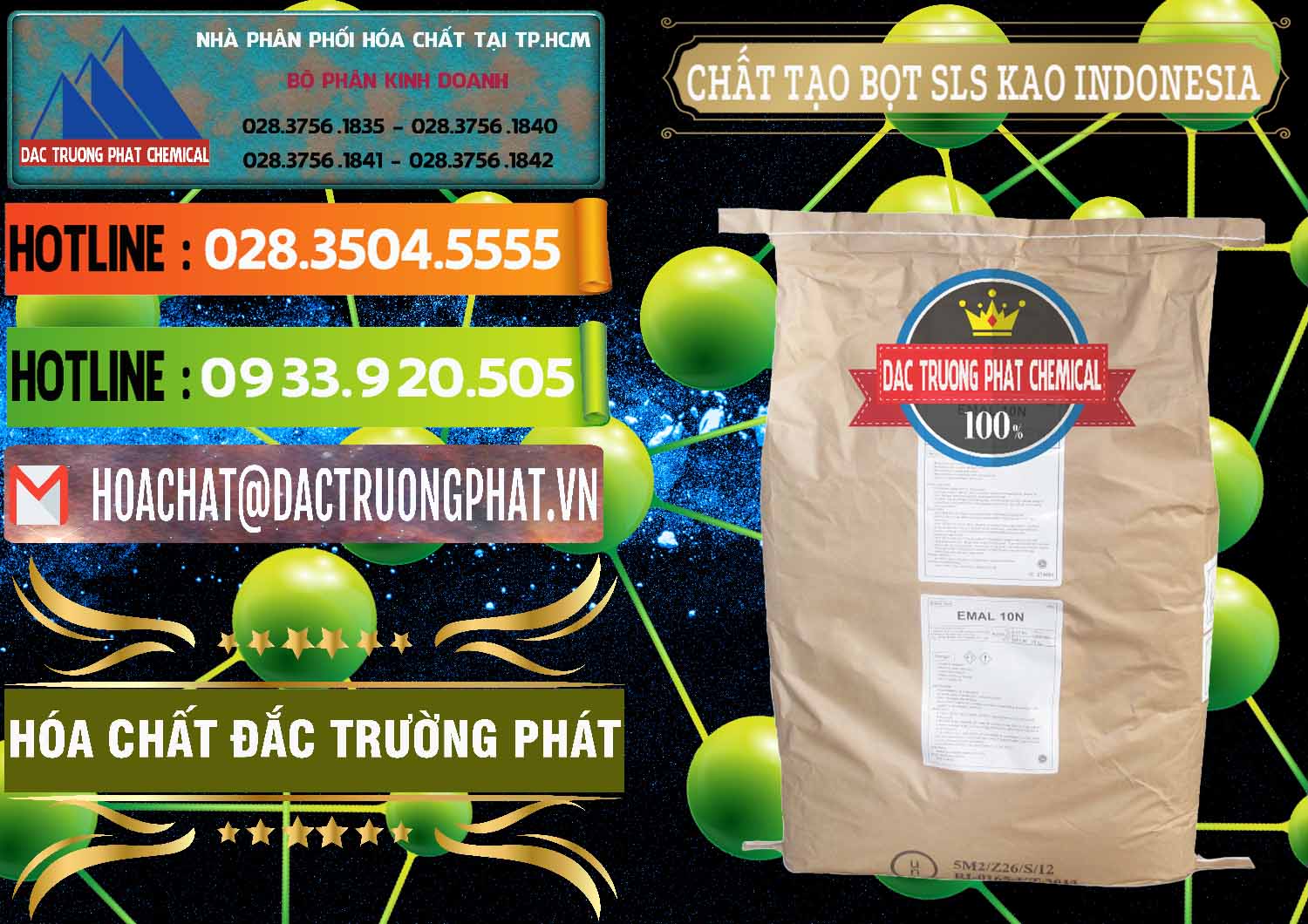 Cung cấp _ bán Chất Tạo Bọt SLS - Sodium Lauryl Sulfate EMAL 10N KAO Indonesia - 0047 - Cty bán _ cung cấp hóa chất tại TP.HCM - cungcaphoachat.com.vn