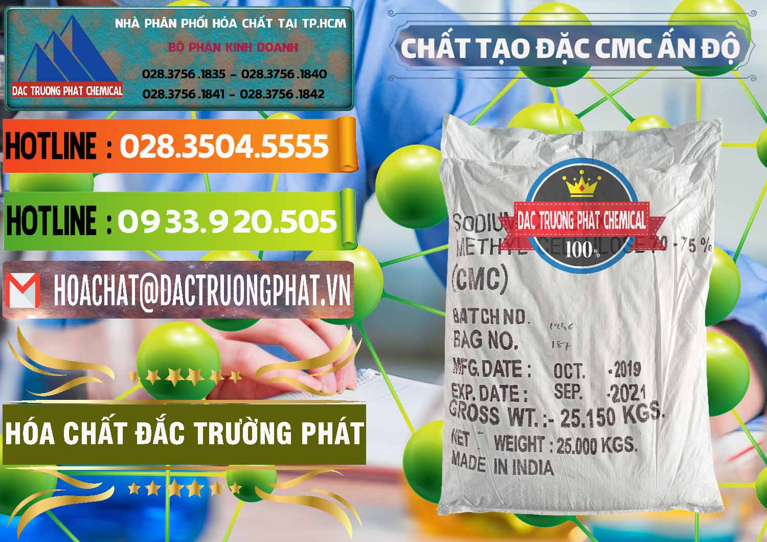 Đơn vị chuyên bán ( cung ứng ) Chất Tạo Đặc CMC - Carboxyl Methyl Cellulose Ấn Độ India - 0044 - Công ty chuyên cung cấp và kinh doanh hóa chất tại TP.HCM - cungcaphoachat.com.vn