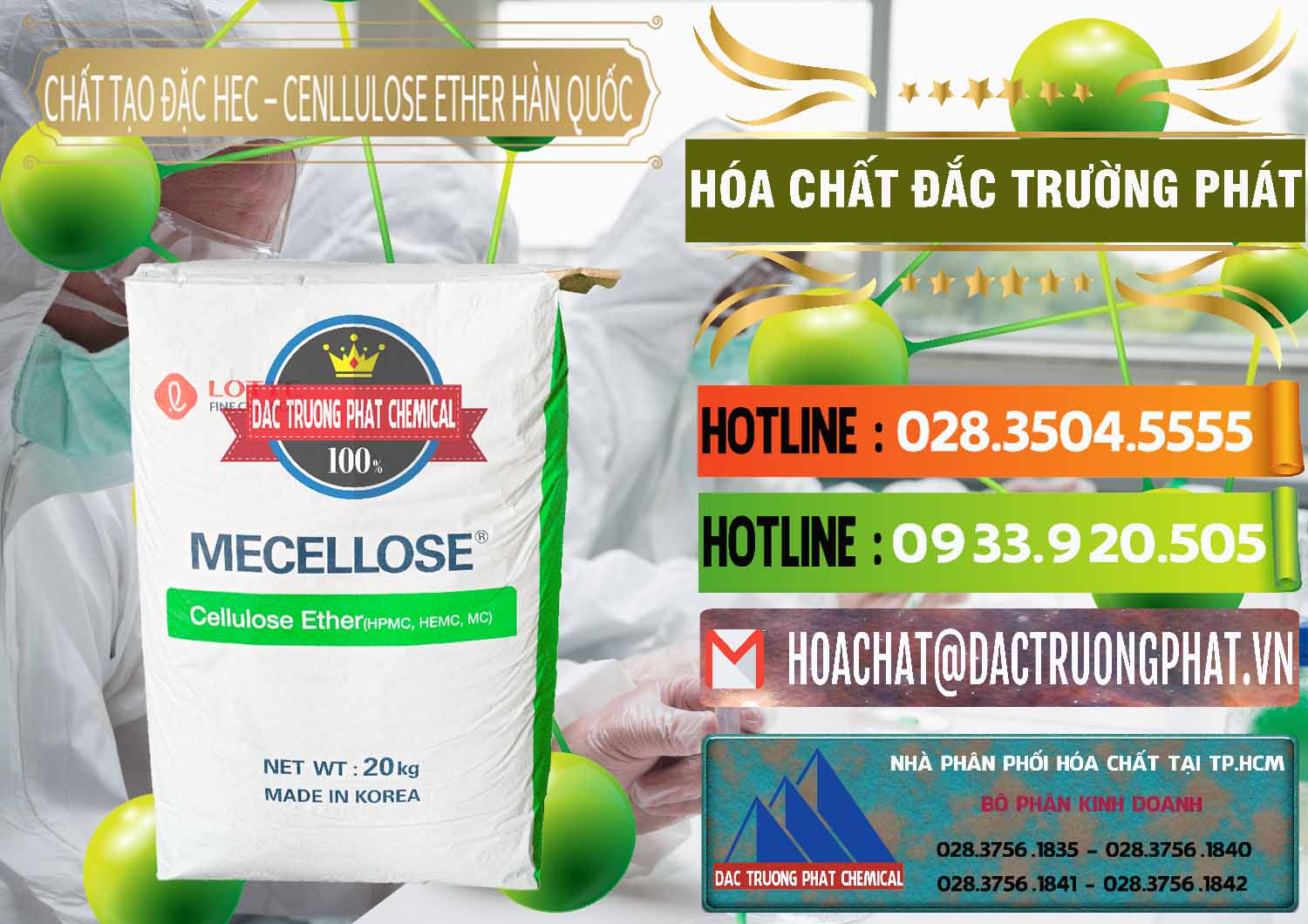Đơn vị chuyên cung ứng và bán Chất Tạo Đặc Hec Mecellose – Cenllulose Ether Lotte Hàn Quốc Korea - 0050 - Công ty cung cấp - nhập khẩu hóa chất tại TP.HCM - cungcaphoachat.com.vn